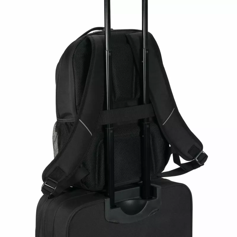 DICOTA Eco Core mugursoma 15-17.3 inch - melna / 300d 100% pārstrādāts PET poliesteris