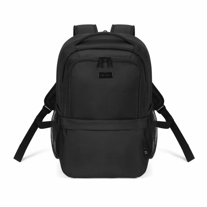 DICOTA Eco Core mugursoma 15-17.3 inch - melna / 300d 100% pārstrādāts PET poliesteris