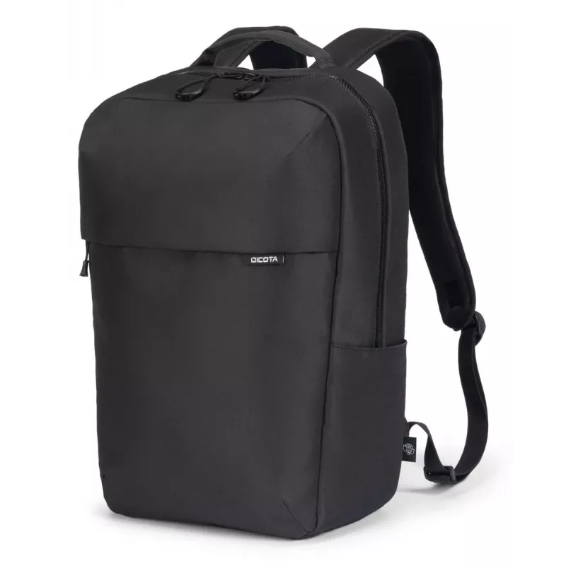 DICOTA Commuter mugursoma 13-16 collu klēpjdatoram - Melna / 300d RPET poliesters