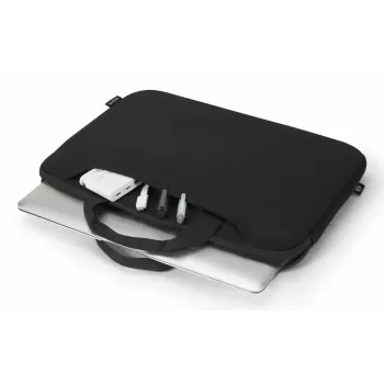 DICOTA Smart Sleeve One - 14-14.1 collu klēpjdatora maciņš - Melns / Pārstrādāts džersija audums