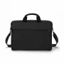DICOTA Slim Case One - 13-14.1 collu portfeļmaciņš - Melns / 300d pārstrādāts PET poliesters