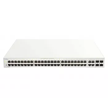 D-Link 52-Portu Gigabit PoE+ Nuclias viedais pārslēgs ar 4x 1G Combo portiem, 370W