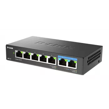 D-Link DMS-107 7 portu Multi-Gigabitu nepārvaldāms slēdzis