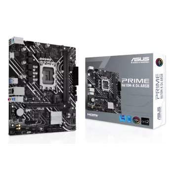 Mātesplate ASUS PRIME H610M-K D4 ARGB Intel H610 LGA 1700 micro ATX