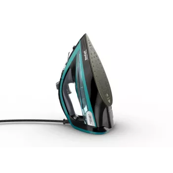 Tefal Ultimate Pure FV9844 sausā un tvaika gludeklis, Durilium Autoclean zole, 3200 W, melns, zils
