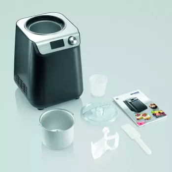 Saldējuma gatavotājs Severin EZ 7407 1.2 L 135 W Melns Nerūsējošais tērauds