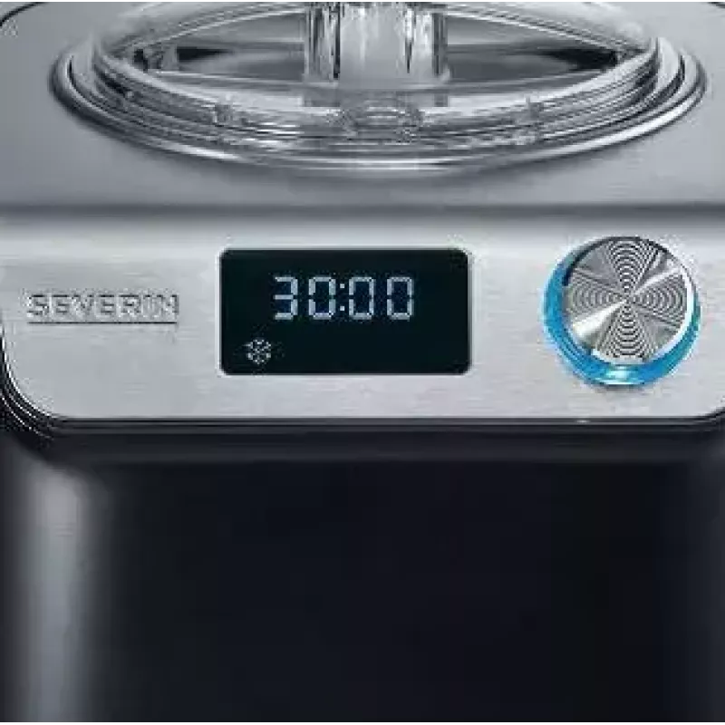 Saldējuma gatavotājs Severin EZ 7407 1.2 L 135 W Melns Nerūsējošais tērauds