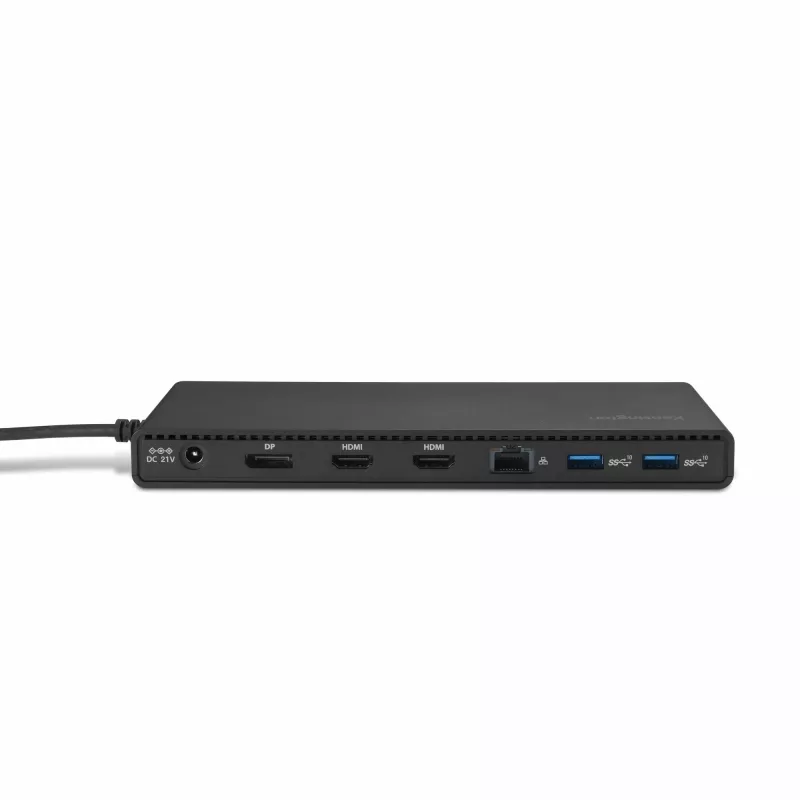 Kensington SD4842P EQ USB-C 10Gbps trīs ekrānu bezvadītāja dokstacija ar 100W barošanu