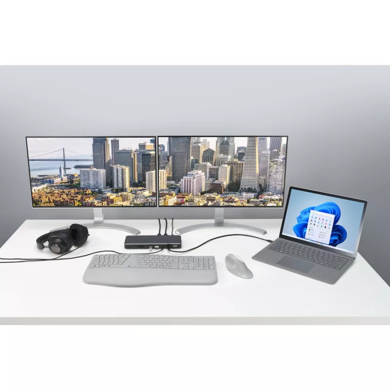 Kensington SD5760T Thunderbolt 4 Dual 4K Docking Station ar 96W barošanu