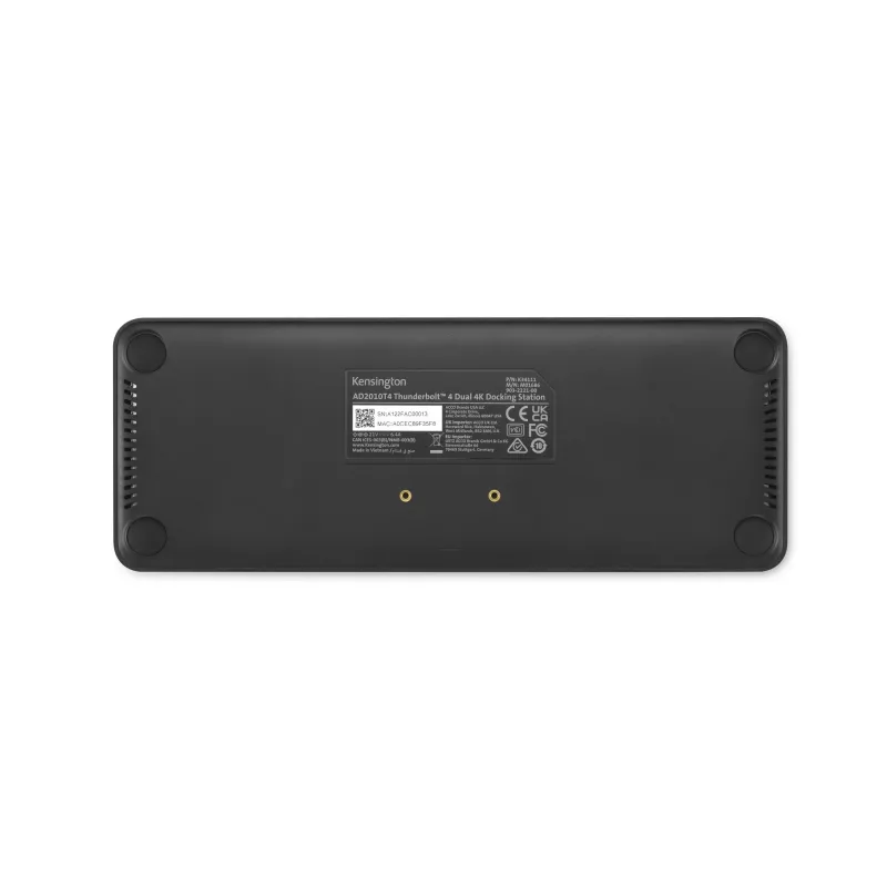 Kensington SD5760T Thunderbolt 4 Dual 4K Docking Station ar 96W barošanu
