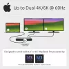Kensington SD5760T Thunderbolt 4 Dual 4K Docking Station ar 96W barošanu