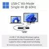 Kensington SD5760T Thunderbolt 4 Dual 4K Docking Station ar 96W barošanu