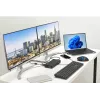 Kensington SD4781P EQ USB-C & USB-A Dual 4K Dokstacija, Vadu, USB 3.2 Gen 2 (3.1 Gen 2) Type-C, 100 W, 3.5 mm, 10,100,1000 Mbit/s, Melna