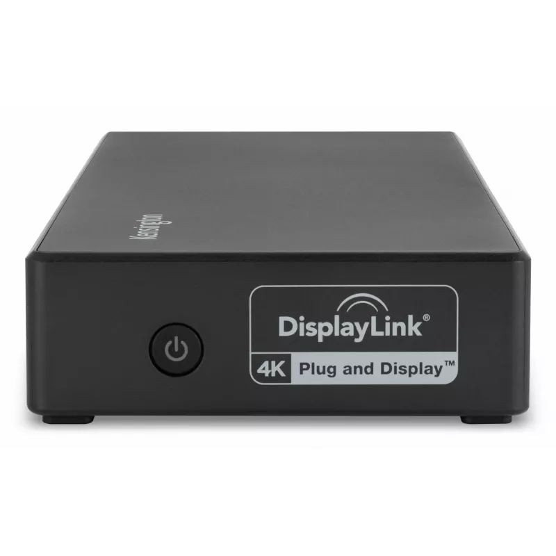 Kensington SD4781P EQ USB-C & USB-A Dual 4K Dokstacija, Vadu, USB 3.2 Gen 2 (3.1 Gen 2) Type-C, 100 W, 3.5 mm, 10,100,1000 Mbit/s, Melna