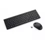 Bezvadu tastatūras un peles komplekts DELL KM555 RF + Bluetooth QWERTZ vācu melns