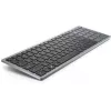 DELL KB740 bezvadu tastatūra Office RF Bluetooth QWERTZ vācu pelēki melna