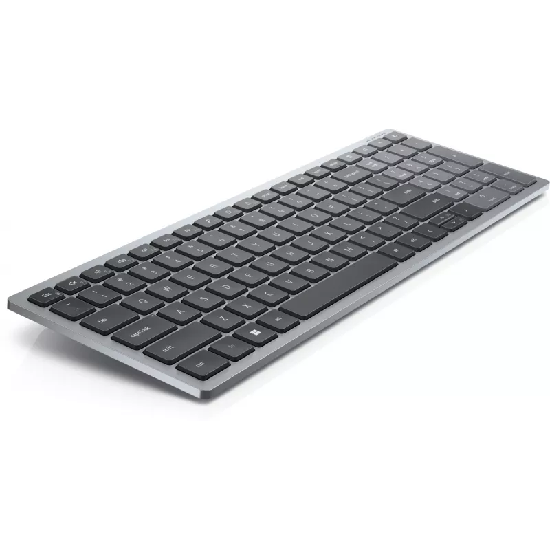 DELL KB740 bezvadu tastatūra Office RF Bluetooth QWERTZ vācu pelēki melna