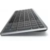 DELL KB740 bezvadu tastatūra Office RF Bluetooth QWERTZ vācu pelēki melna