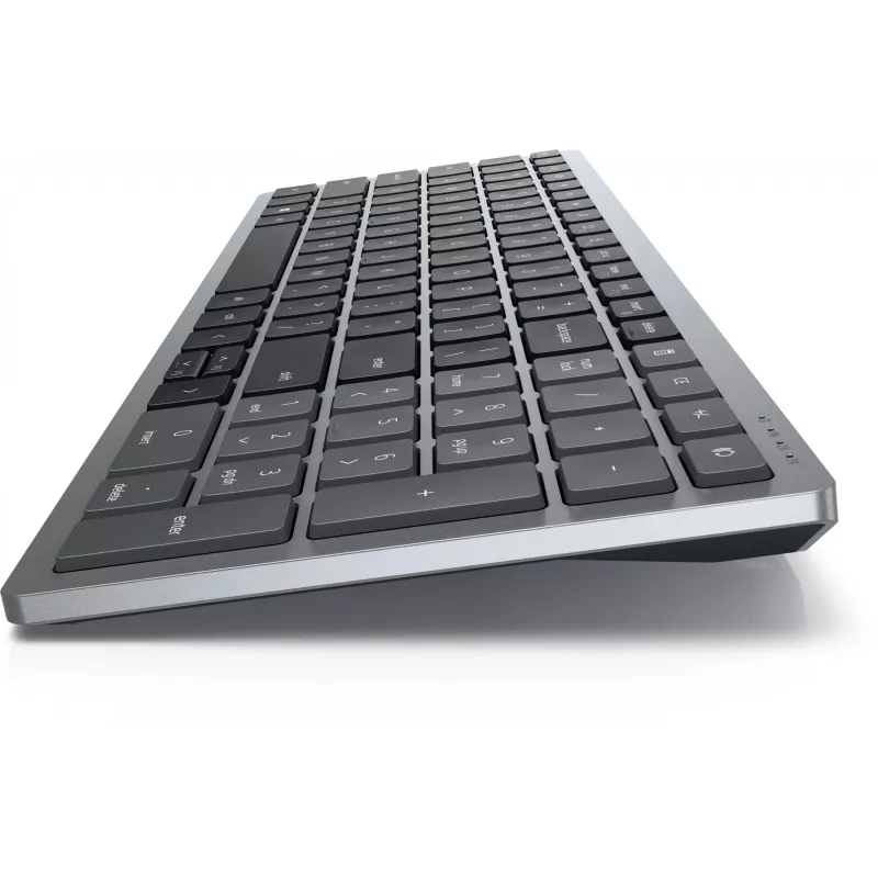 DELL KB740 bezvadu tastatūra Office RF Bluetooth QWERTZ vācu pelēki melna