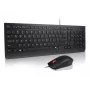 Lenovo 4X31R64414 tastatūra ar peli, vadu, USB, melna