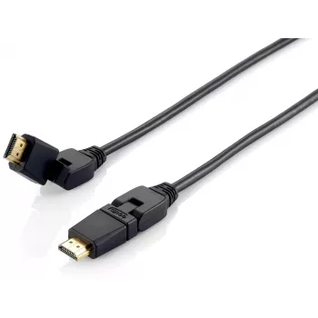 Equip Swivel HDMI 2.0 kabelis, 3 m, grozāms spraudnis