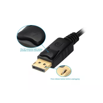 Adapter DisplayPort uz VGA HDMI DVI Equip 133441