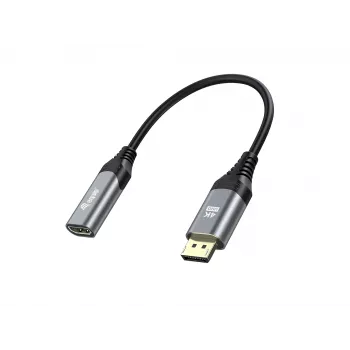 Equip DisplayPort 1.2 uz HDMI adapteris, 4K/60Hz, 0,15 m