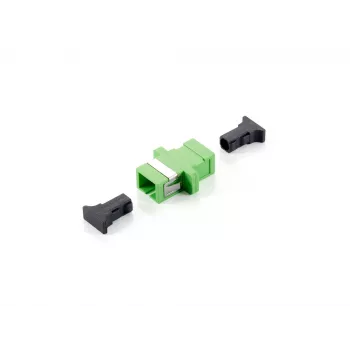 Equip SC APC Savienotājs, Vienmodas vienkāršs, SC/APC, Zaļš, Vienmodas, 34.7 mm, 9.4 mm, 33 mm