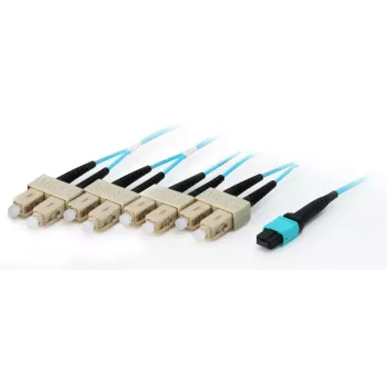 Equip MTP/SC Trunk Fiber Patch Cord, OM4, 7m