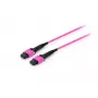 Equip 25555317 InfiniBand/optiskās šķiedras kabelis 3 m MTP Violet