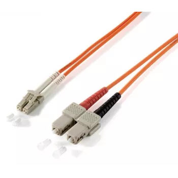 Equip LC/SC optiskā šķiedra 62.5/125μm 1.0m OM1 InfiniBand/optiskais kabelis 1 m SC Oranžs