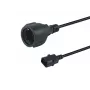 Equip 112106 strāvas kabelis melns 0.25 m IEC C14 CEE7/3