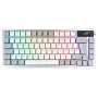 Spēļu tastatūra ASUS ROG Azoth White, USB + RF Bezvadu + Bluetooth, QWERTZ vācu