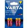 VARTA Longlife Max Power Micro AAA LR03 1x4