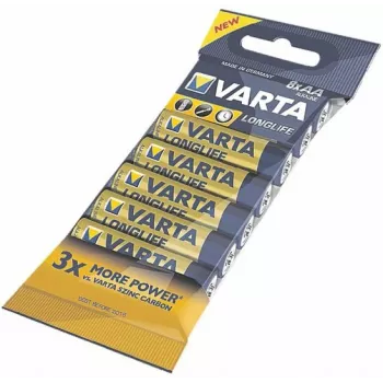 VARTA Longlife AA LR6 baterijas lielie iepakojumi 1x8