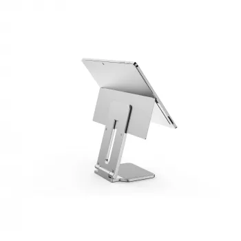 Kensington Elevated Stand for Surface, Platinum, Alumīnijs, Gumija, Termoplastisks poliuretāns (TPU), Cinks, 126.4 mm, 139.3 mm, 193 mm, 612 g