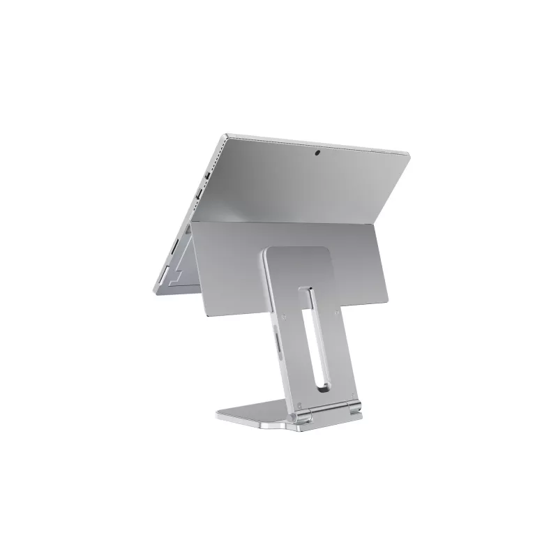 Kensington Elevated Stand for Surface, Platinum, Alumīnijs, Gumija, Termoplastisks poliuretāns (TPU), Cinks, 126.4 mm, 139.3 mm, 193 mm, 612 g