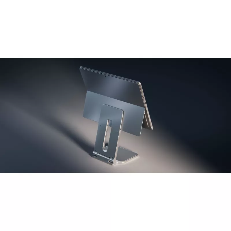 Kensington Elevated Stand for Surface, Platinum, Alumīnijs, Gumija, Termoplastisks poliuretāns (TPU), Cinks, 126.4 mm, 139.3 mm, 193 mm, 612 g