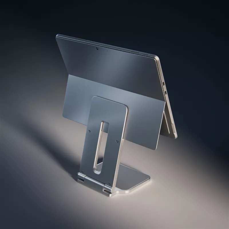 Kensington Elevated Stand for Surface, Platinum, Alumīnijs, Gumija, Termoplastisks poliuretāns (TPU), Cinks, 126.4 mm, 139.3 mm, 193 mm, 612 g