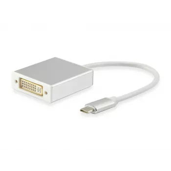 USB Type-C uz DVI-I Dual Link adapteris Equip 133453