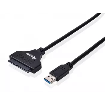 Equip USB 3.0 uz SATA adapteris, melns, 5 Gbit/s