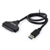 Equip USB 3.0 uz SATA adapteris, melns, 5 Gbit/s