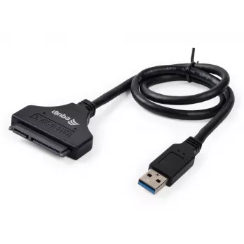 Equip USB 3.0 uz SATA adapteris, melns, 5 Gbit/s