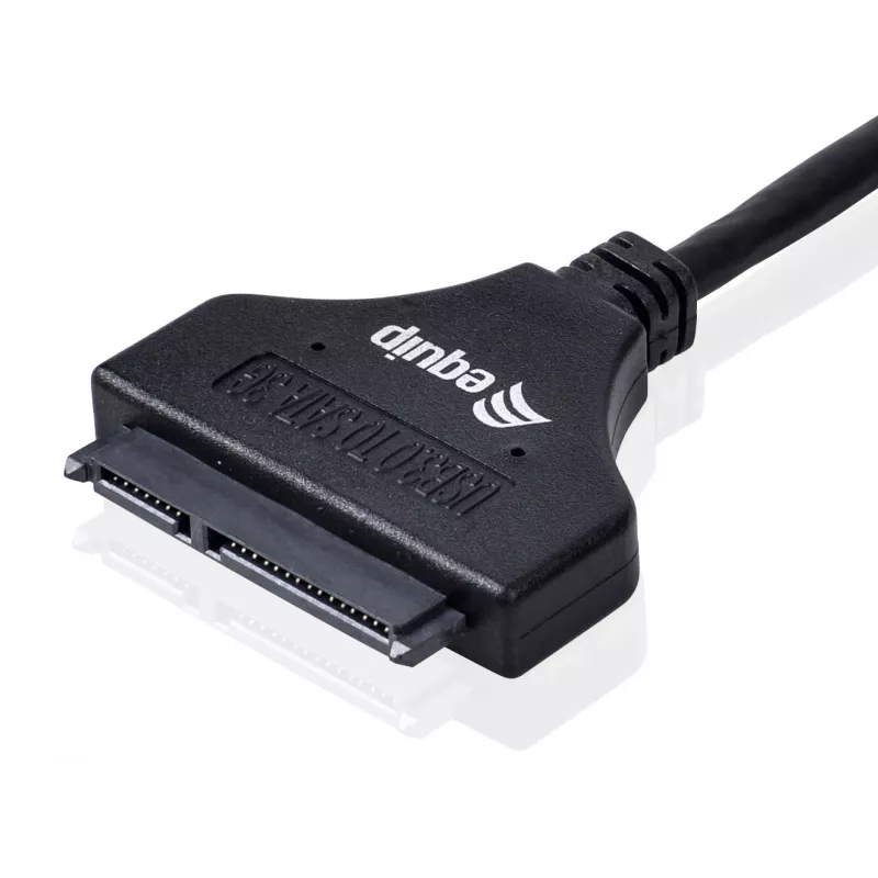 Equip USB 3.0 uz SATA adapteris, melns, 5 Gbit/s