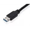 Equip USB 3.0 uz SATA adapteris, melns, 5 Gbit/s