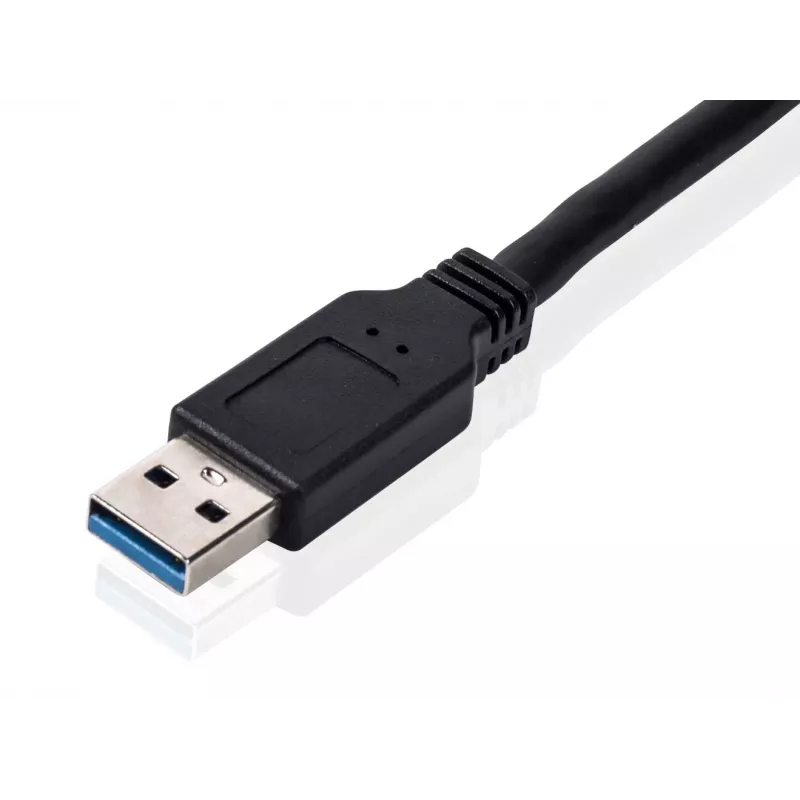 Equip USB 3.0 uz SATA adapteris, melns, 5 Gbit/s