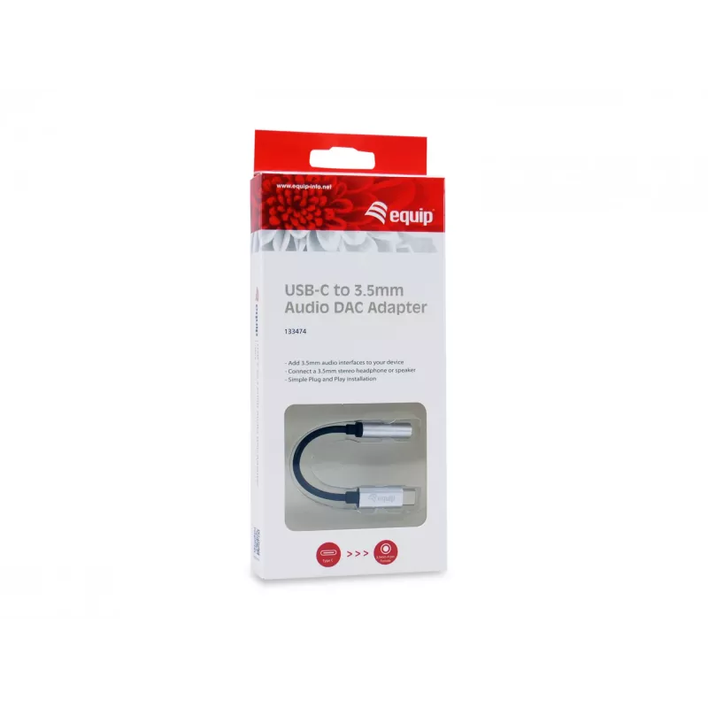 Equip USB-C uz 3.5 mm Audio DAC Adapter