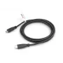 Equip USB 2.0 Type-C uz C, vīriešu/vīriešu, 2,0 m, melns