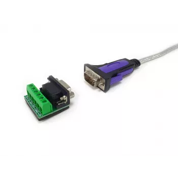 Equip USB-A uz Serial RS-422/485 DB9 adaptera kabelis, Pelēks, 1.5 m, USB Type-A, DB-9, Vīriešu, Vīriešu