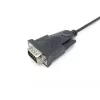 Equip USB-C uz Serial DB9 kabelis, vīriešu/vīriešu, 1,5 m, melns